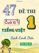 Tuyển tập 47 Đề thi cuối học kì 1 môn Tiếng Việt Lớp 1 Cánh Diều (Kèm đáp án)
